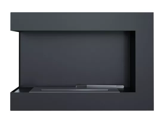 Cheminée bio-éthanol delta d'angle gauche 70 cm