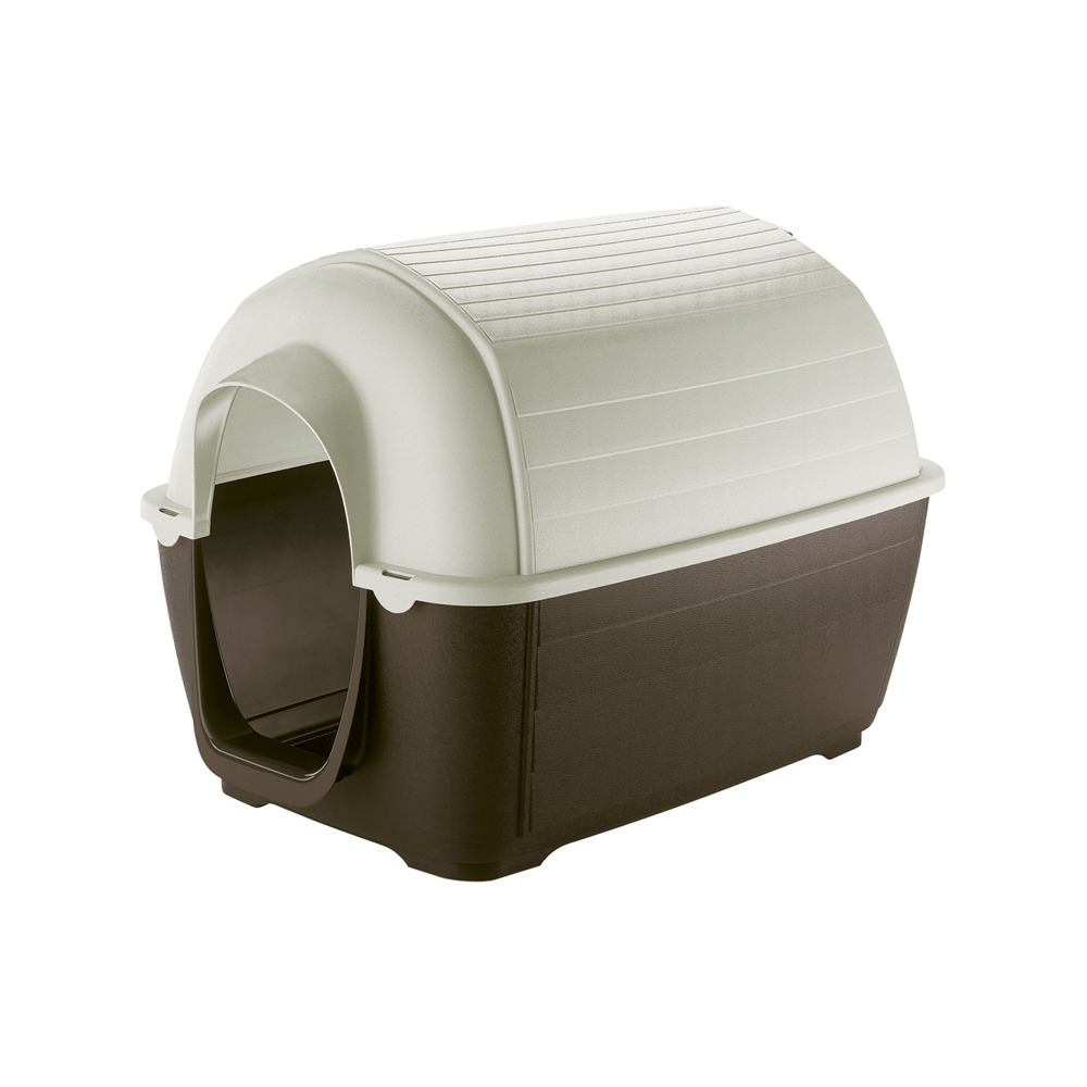 Ferplast niche d'extérieur pour chiens kenny mini, habitat pour chiens en résine thermo-plastique, résistant aux chocs et rayons