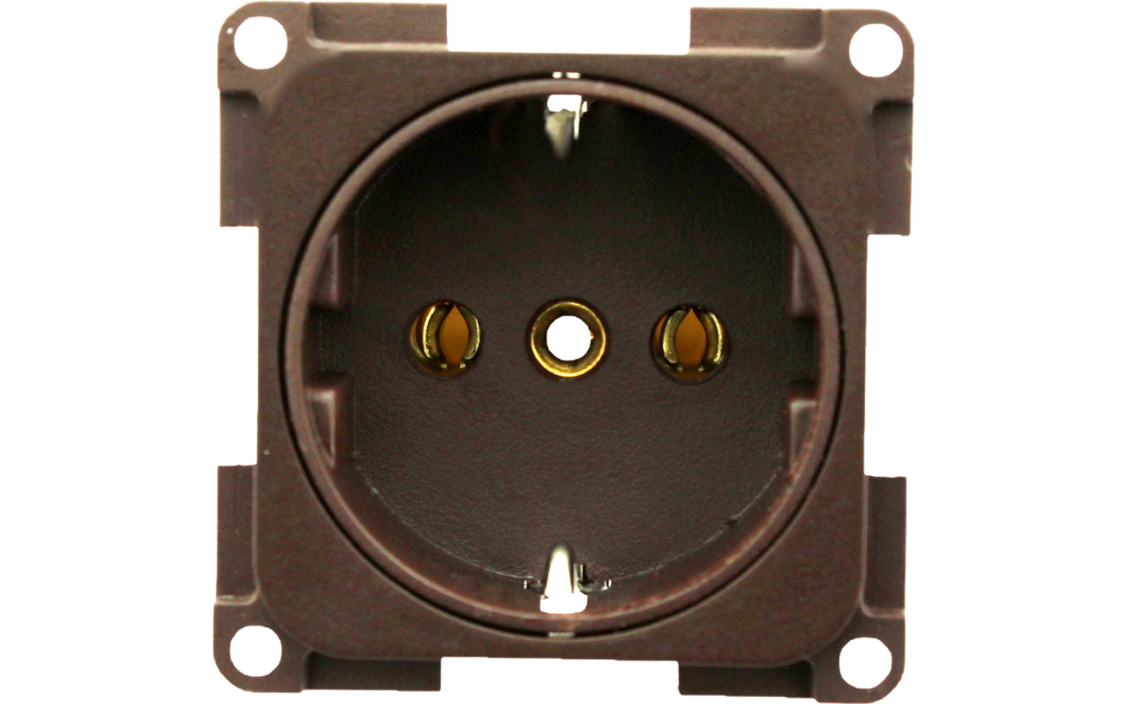 Inprojal System 10.000 Schutzkontaktstecker Steckdose   schiefergrau K
