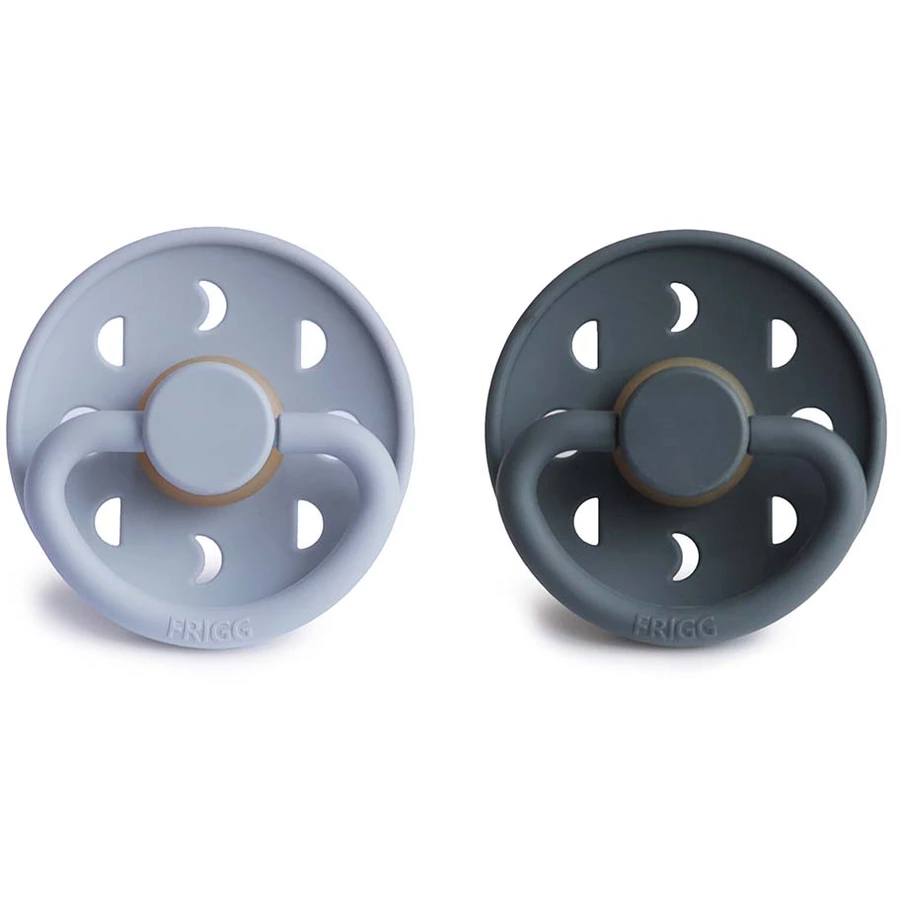 FRIGG Schnuller Moon Phase Powder BlueSlate 6-18 Monate