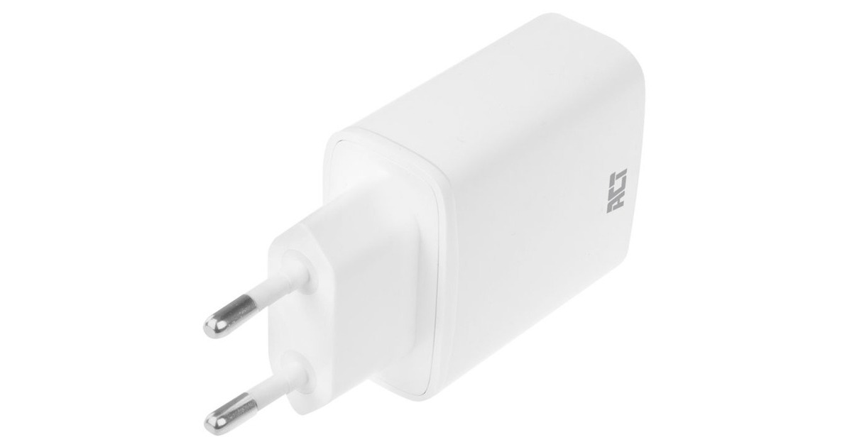 ACT ConnectivityCompacte USB-C Lader 20W voor snel opladen  (Wit)