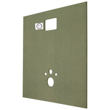 Toilet achterwand MDF vochtwerend 122x100cm 15mm