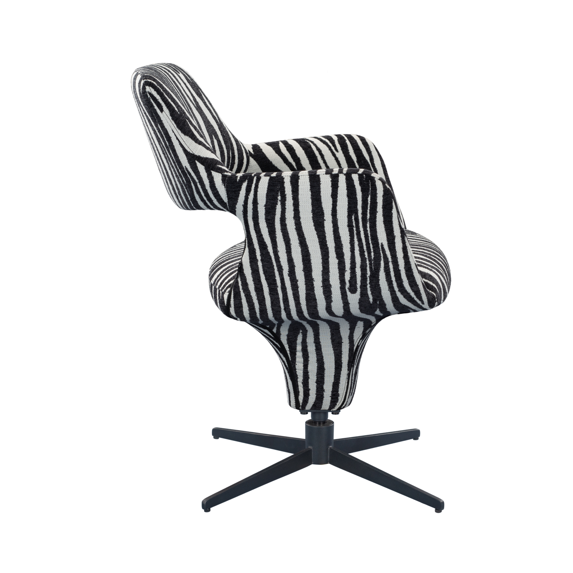 Eetkamerstoel Rex offwhite-zwart