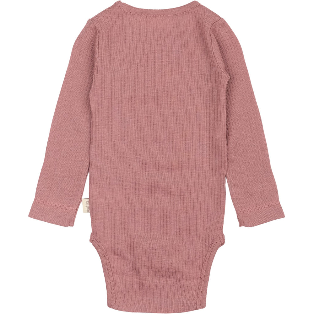 Køb Petit Piao Nostalgic Rose PPDante Body L/S Merino Uld