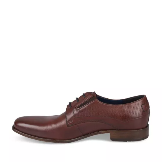 Derbies COGNAC B-BLAKE CUIR