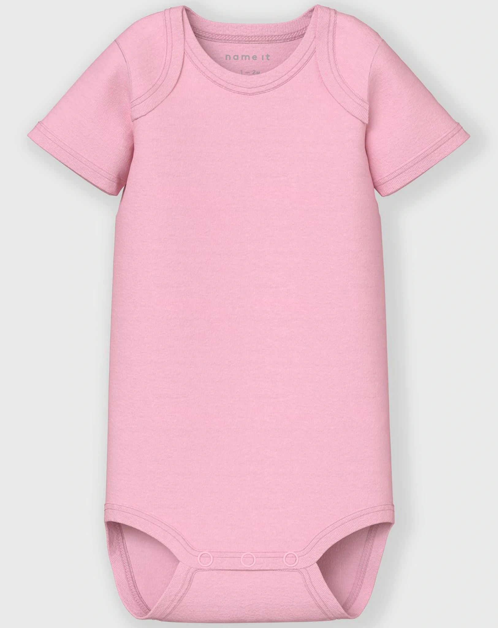Kurzarm-Body NBFBODY TEDDY 2er Pack weiß/rosa
