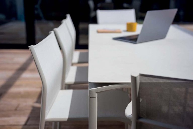 Fermob Calvi tuintafel 195x95 Anthracite