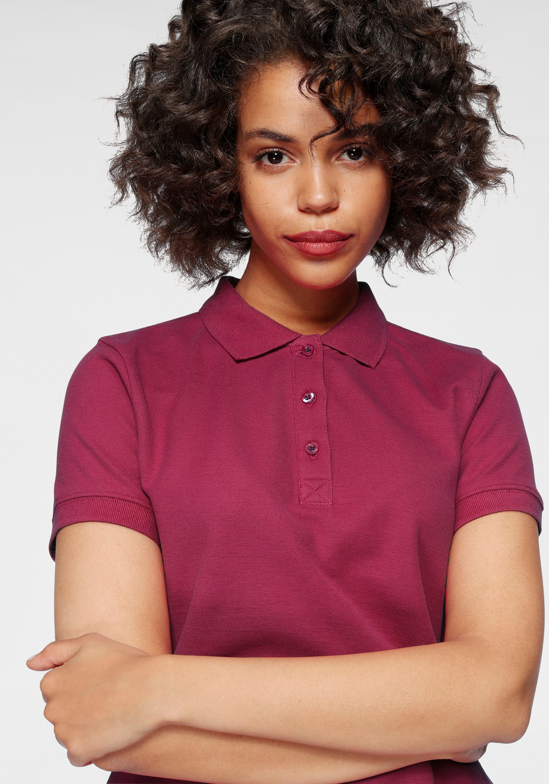 Eastwind Poloshirt, 2 Stk. Kurzarm,  figurumschmeichelnder Schnitt,  Polokragen