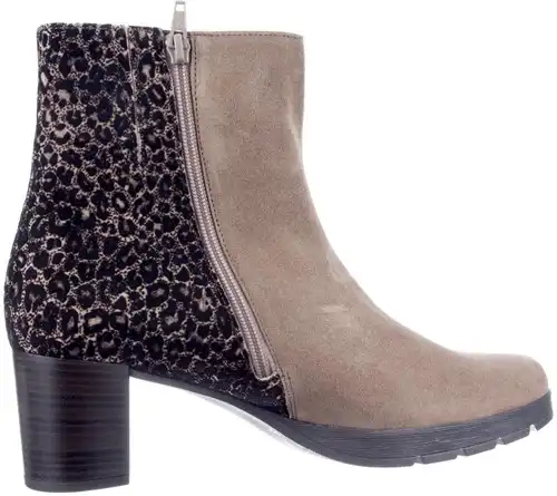 Gabor taupe combi 72.071.34 - maat 9 enkellaars taupe - maat 9 Calandschoen