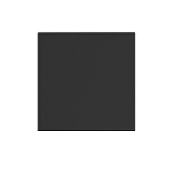 Porte battante anthracite mat GoodHome Atomia H 37,2 x L. 37,2 cm