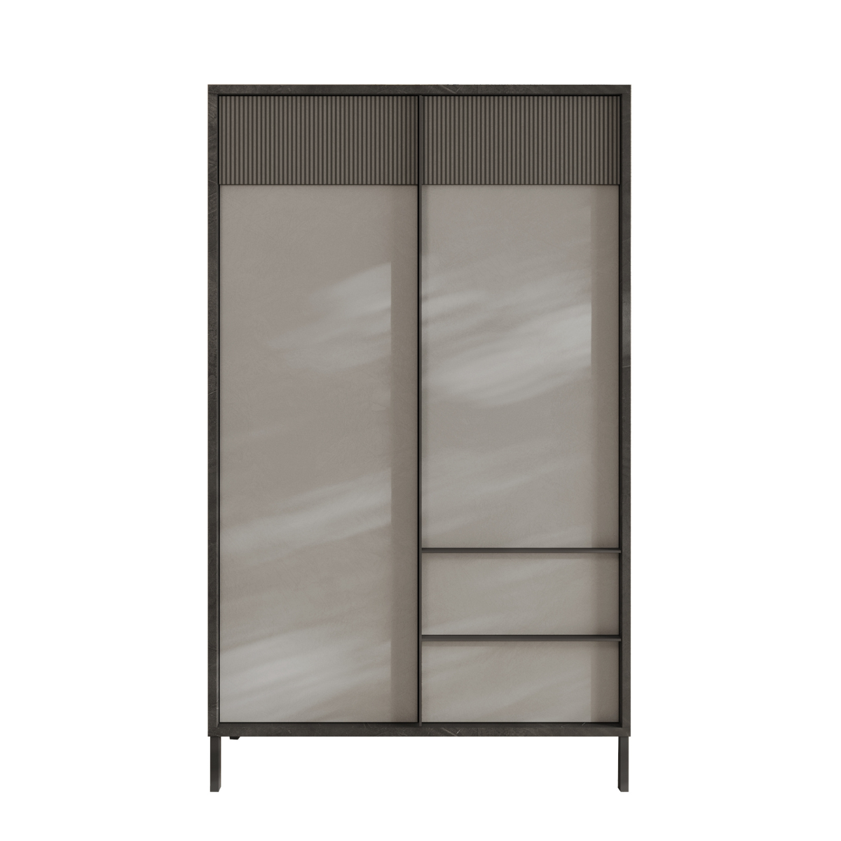 Calicosy - EVEREST Dressoir - H177 cm - Kleigrijs