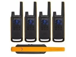 Motorola Talkabout T82 Extreme - Quad Pack - transportabel - tovejs radio - PMR - 446 MHz - 16 kanaler - sort, gul (pakke med 4)