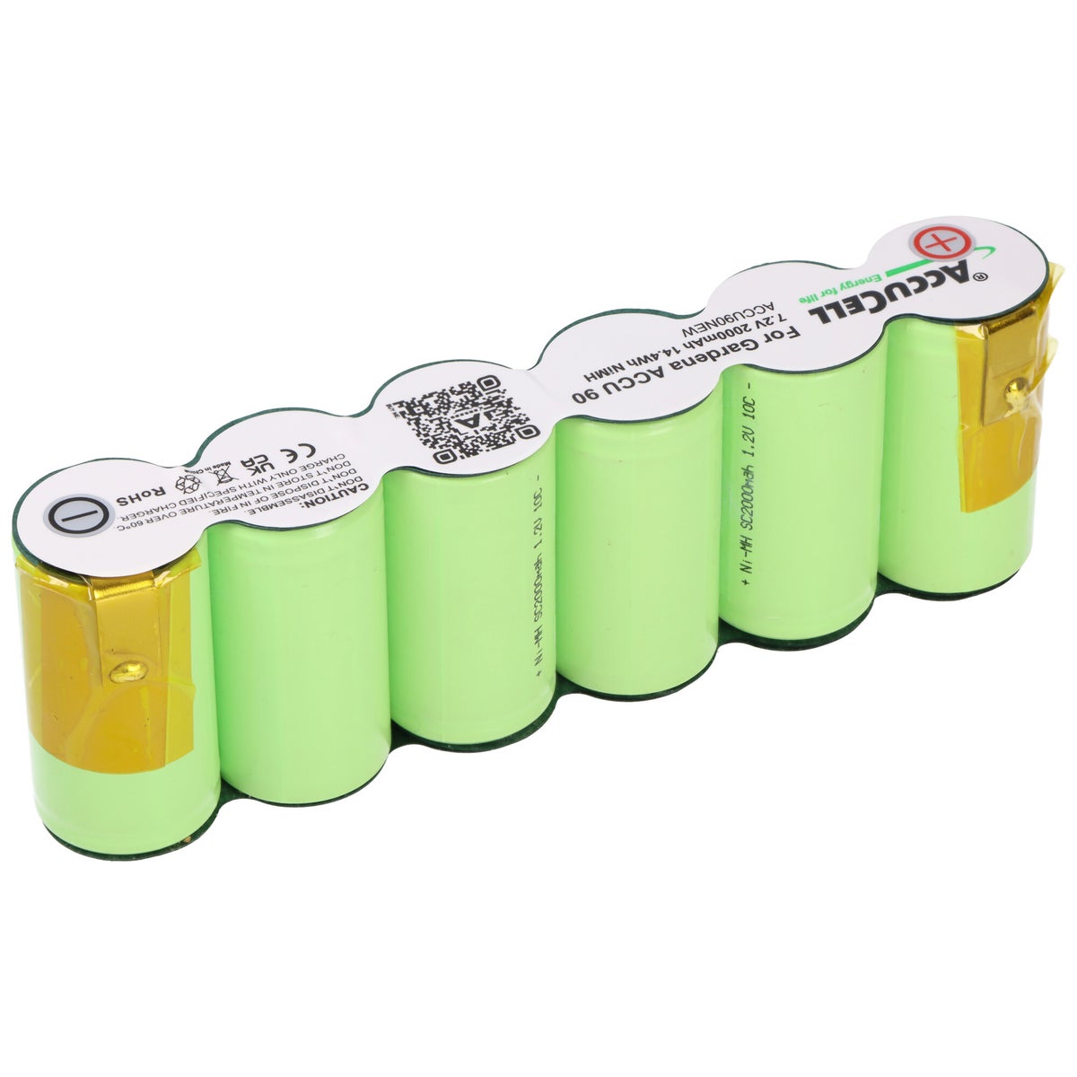 Accu compatibel met Gardena ACCU90 accu, ACCU 90 accu 2.8mm, 4.8mm