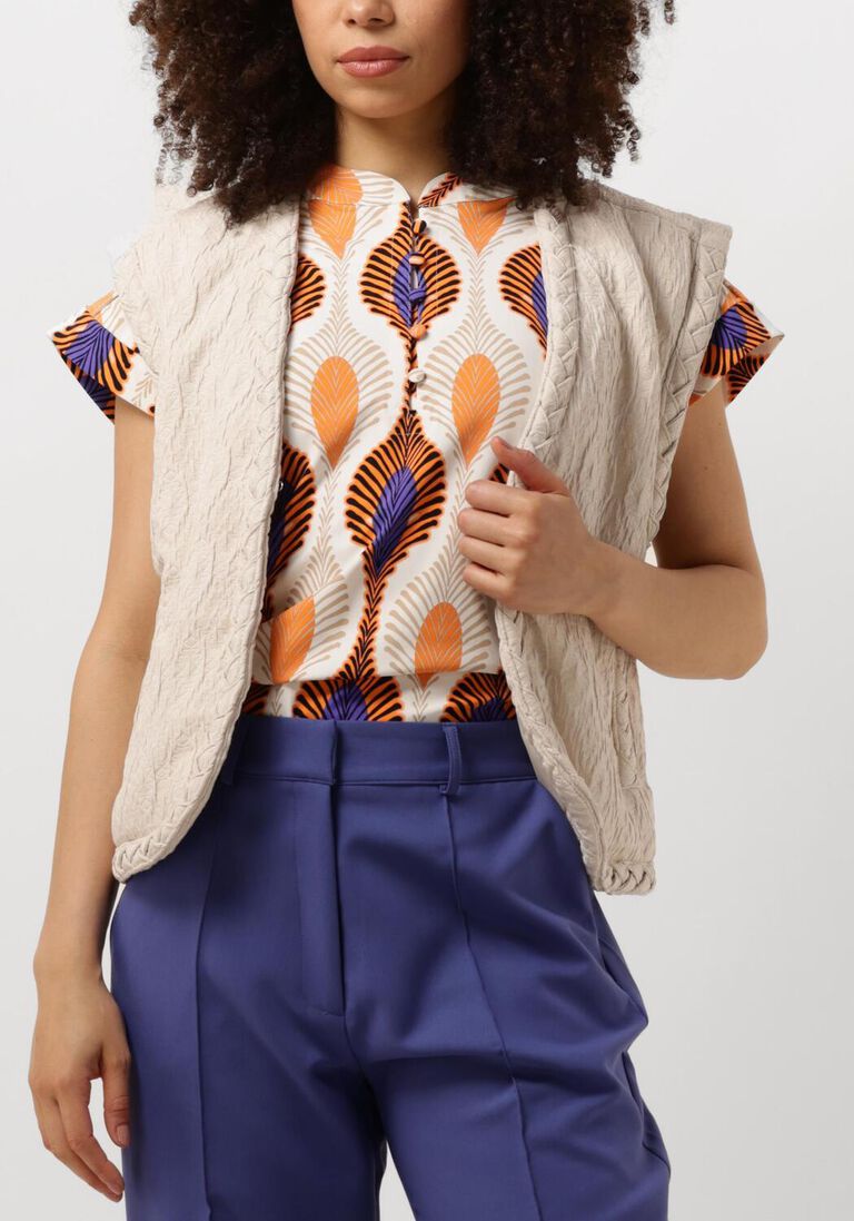 ecru spooq the label gilet lina gilet