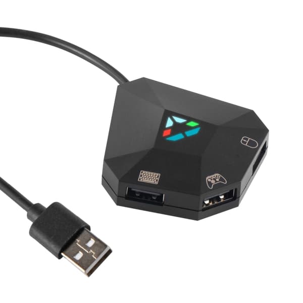 Tastatur- og musadapter kompatibel med Nintendo Switch med støtte for flere plattformer
