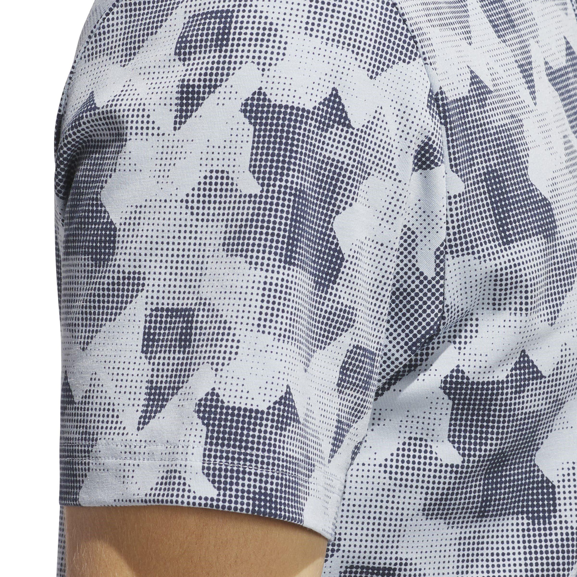 adidas All Over Print Golf Polo Shirt Mens