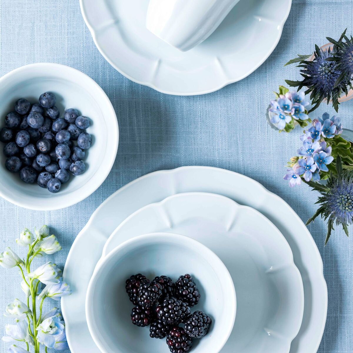 Søholm Solvej frokosttallerken, 22 cm, powder blue