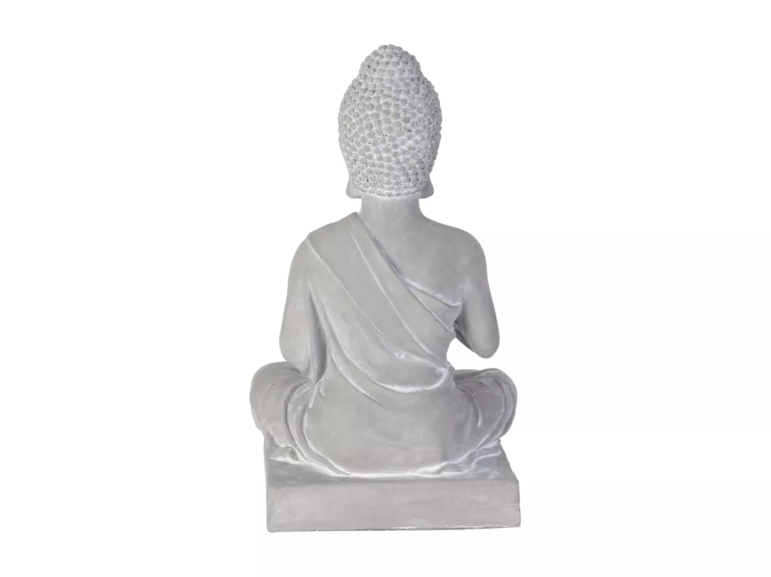 Bouddha Assis Ciment 27cm