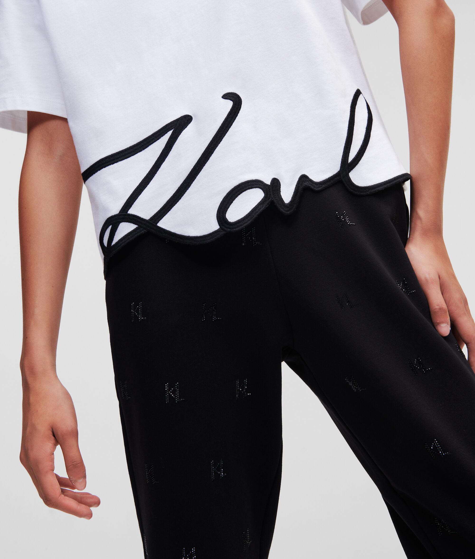 T-SHIRT OURLET KARL SIGNATURE