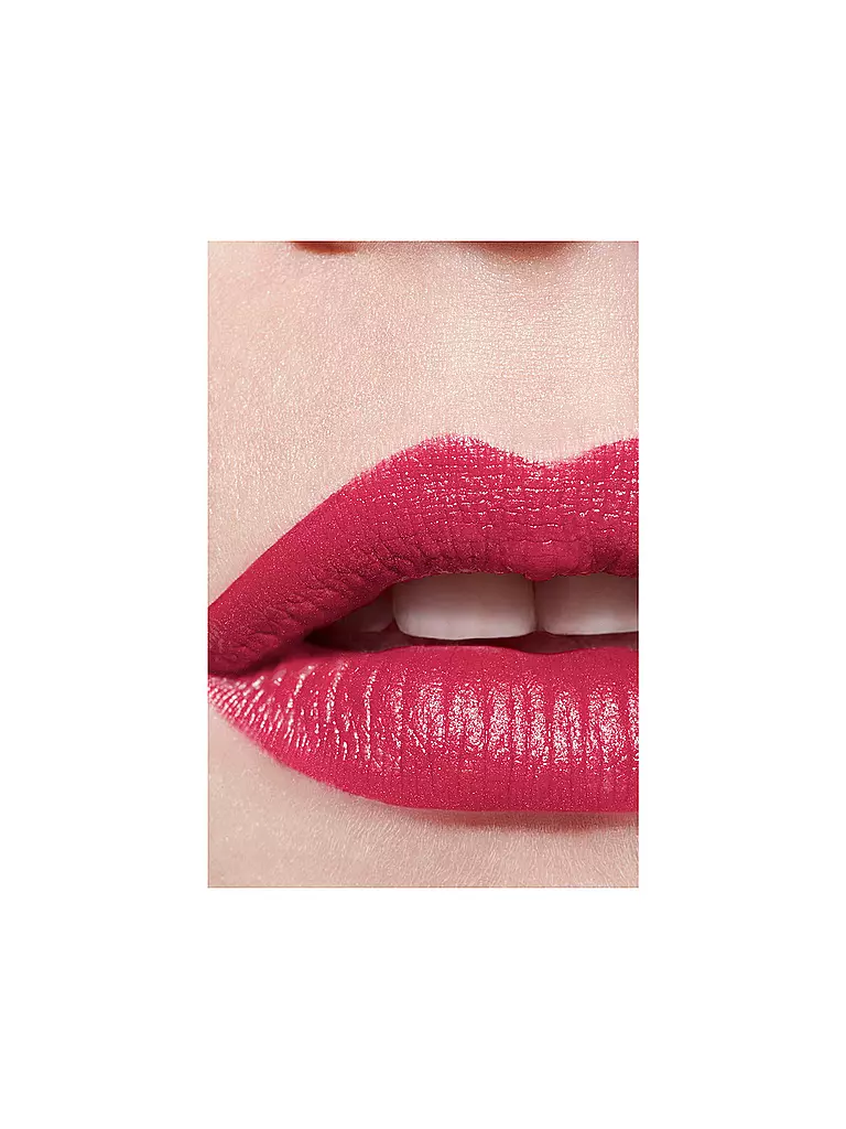 CHANEL FARBINTENSIVER LIPPENSTIFT. KONZENTRIERTE LEUCHTKRAFT UND PFLEGE. NACHFÜLLBAR 2G rosa