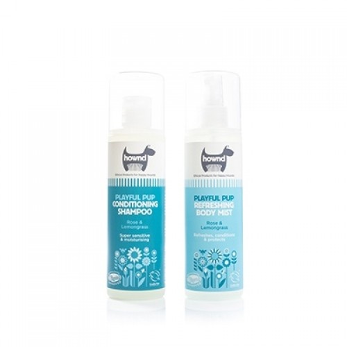 Shampoo e condicionador Hownd Playful Pup para filhotes