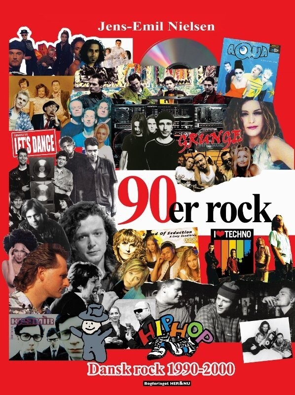 90´Er Rock - Jens-Emil Nielsen - Bog