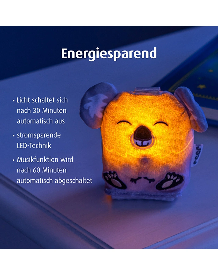 Nachtlicht SLEEPY KOALA in grau