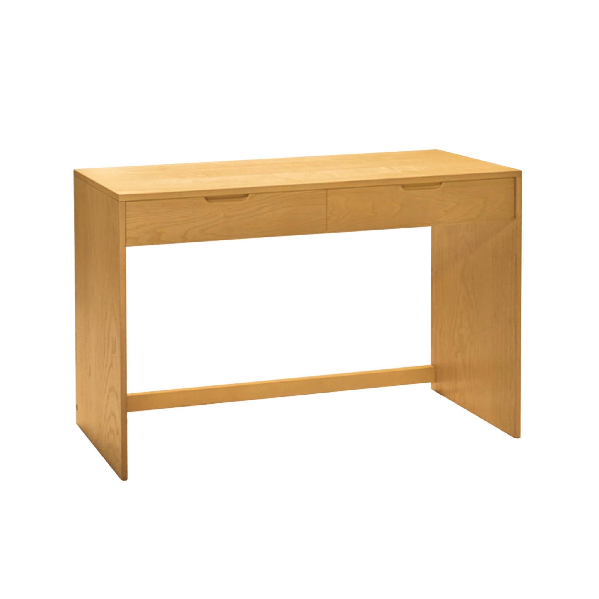 sweeek - Sidetable houtdecor 2 lades 120cm