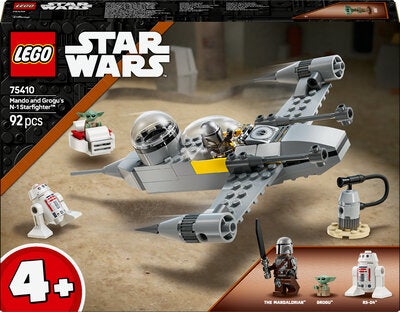 LEGO Star Wars 75410 Mando og Grogus N-1 Starfighter