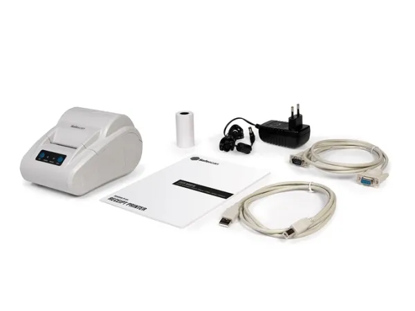 Safescan TP-230 - Etiketprinter - termisk linje - Rulle (5,8 cm) - 203 dpi - op til 60 mm/sek. - USB, seriel - sort