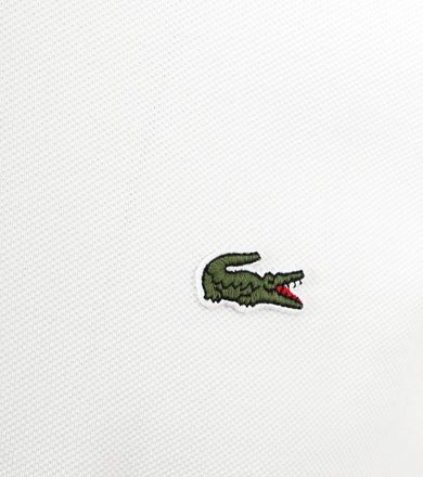 Lacoste Poloshirt Pique Wit PH4012-001 kopen