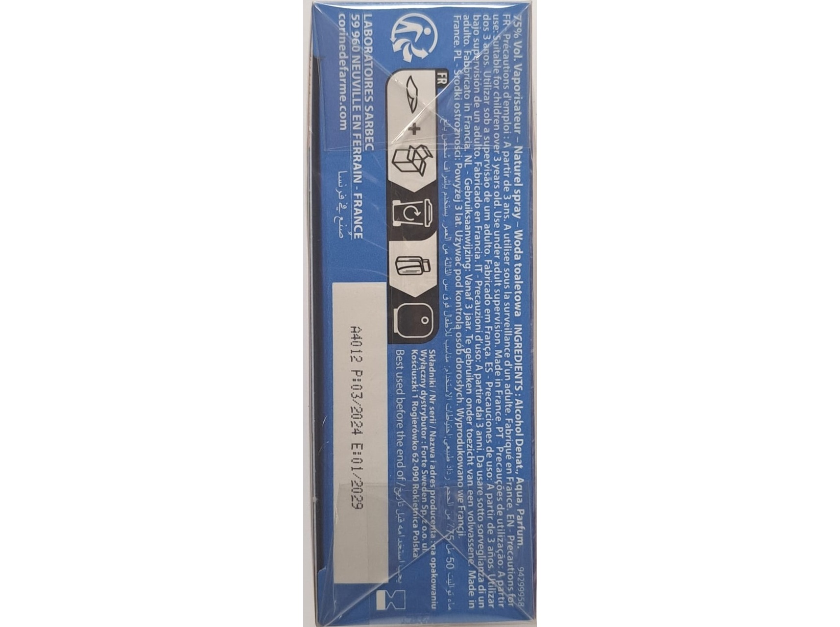 EDT CORINE DE FARME SUPERHOMEM 50 ML