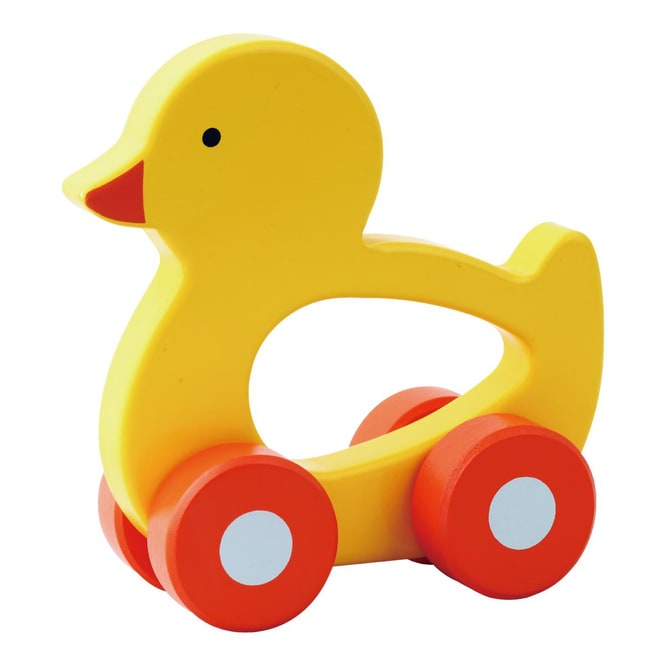 Holz Schiebefahrzeug - Ente
