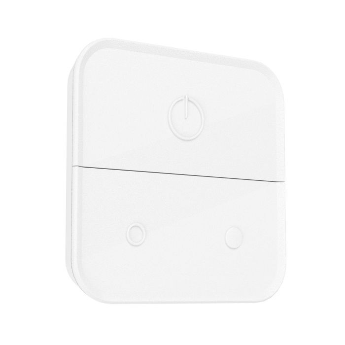 Eglo Connect. Z Wall Switch features a plastic structure in a white finish