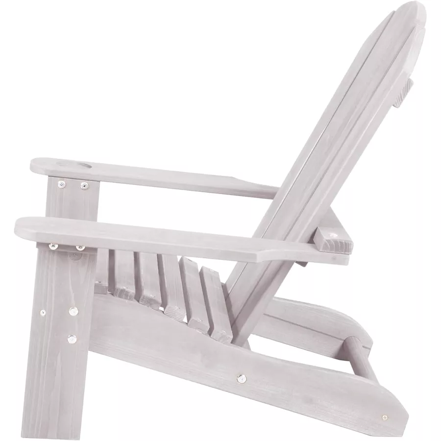 roba Outdoor-Kinderstuhl Deck Chair grau lasiert