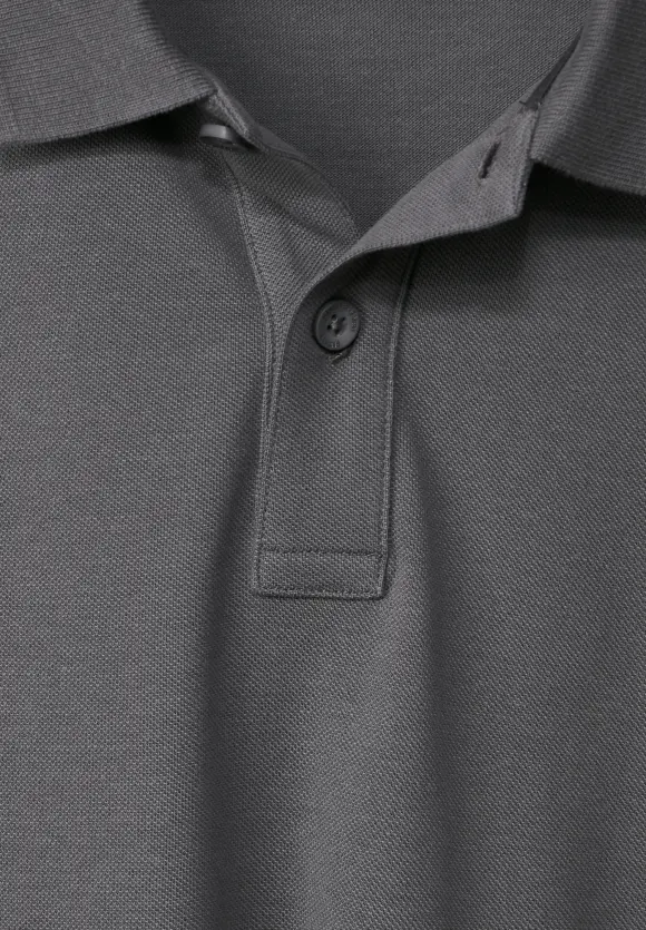 Piquée Poloshirt - ash grey