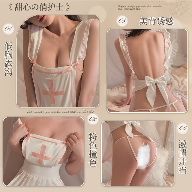 Holipse - Verpleegster lingerie kostuumset