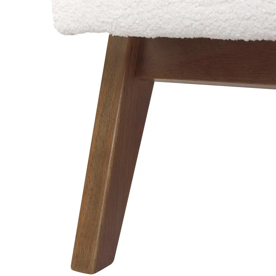 EVJE - Fauteuil - Wit - Bouclé