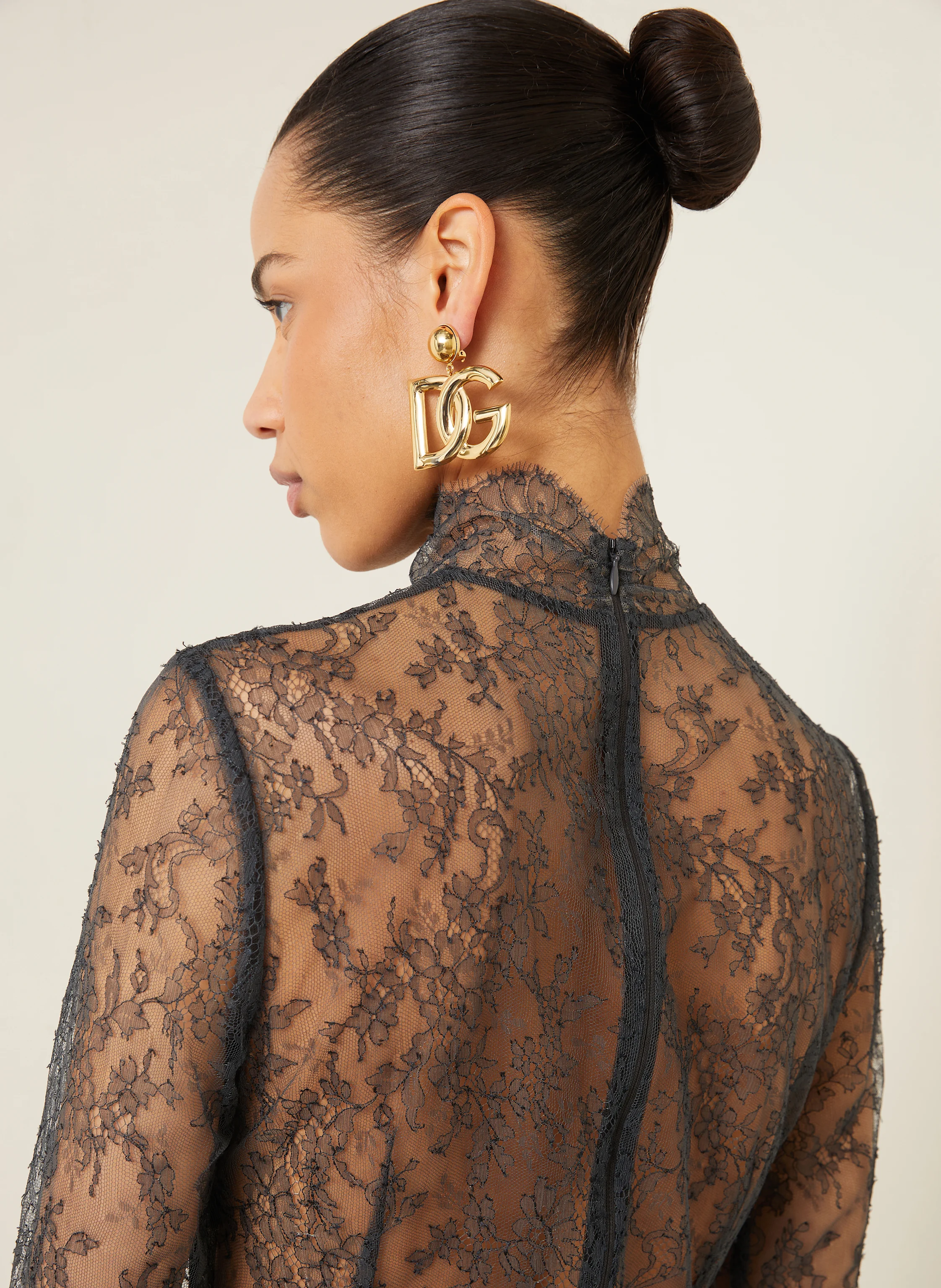 DOLCE & GABBANA Blusenshirt aus Spitze