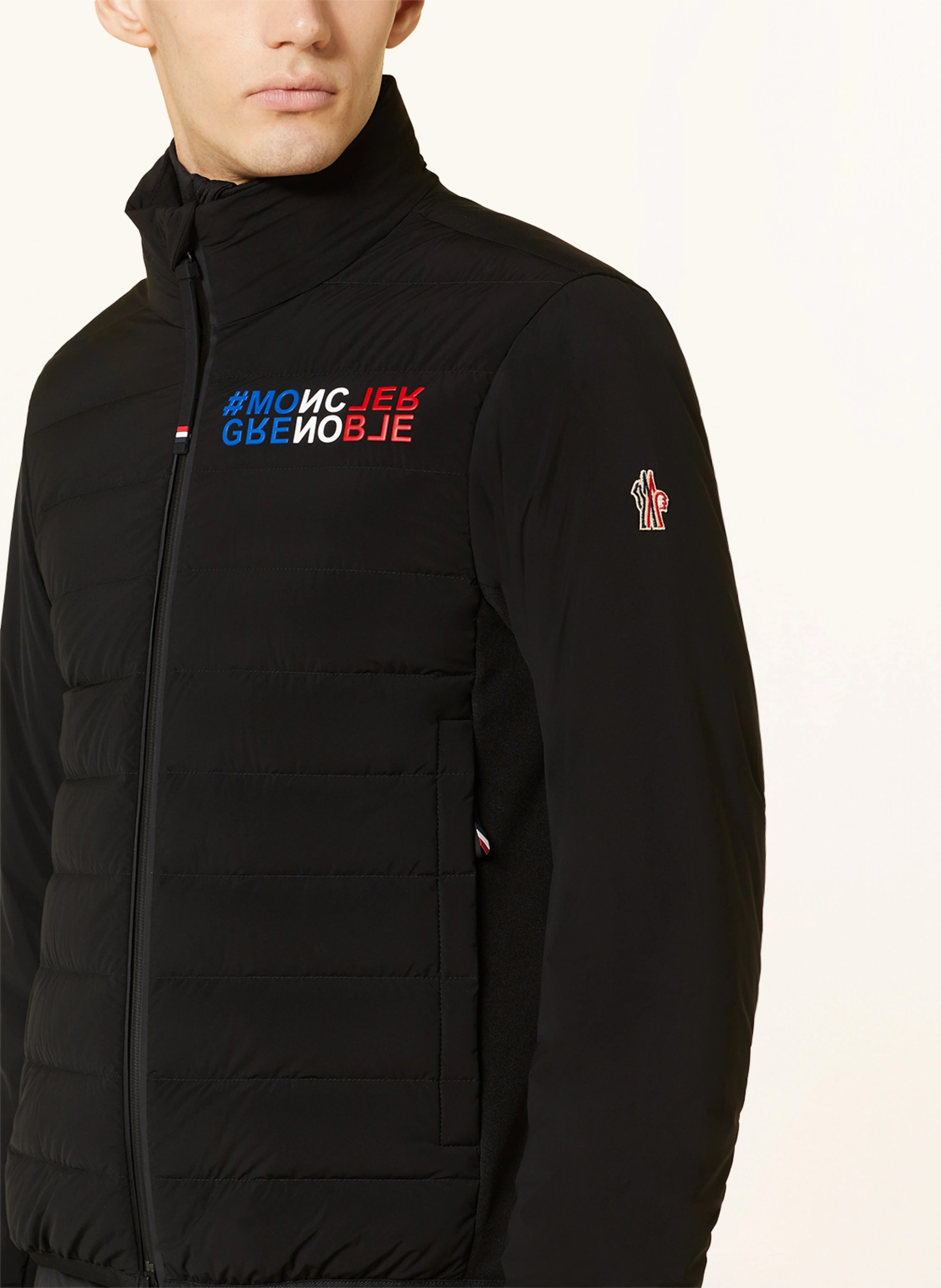MONCLER GRENOBLE Daunenjacke CREPOL im Materialmix