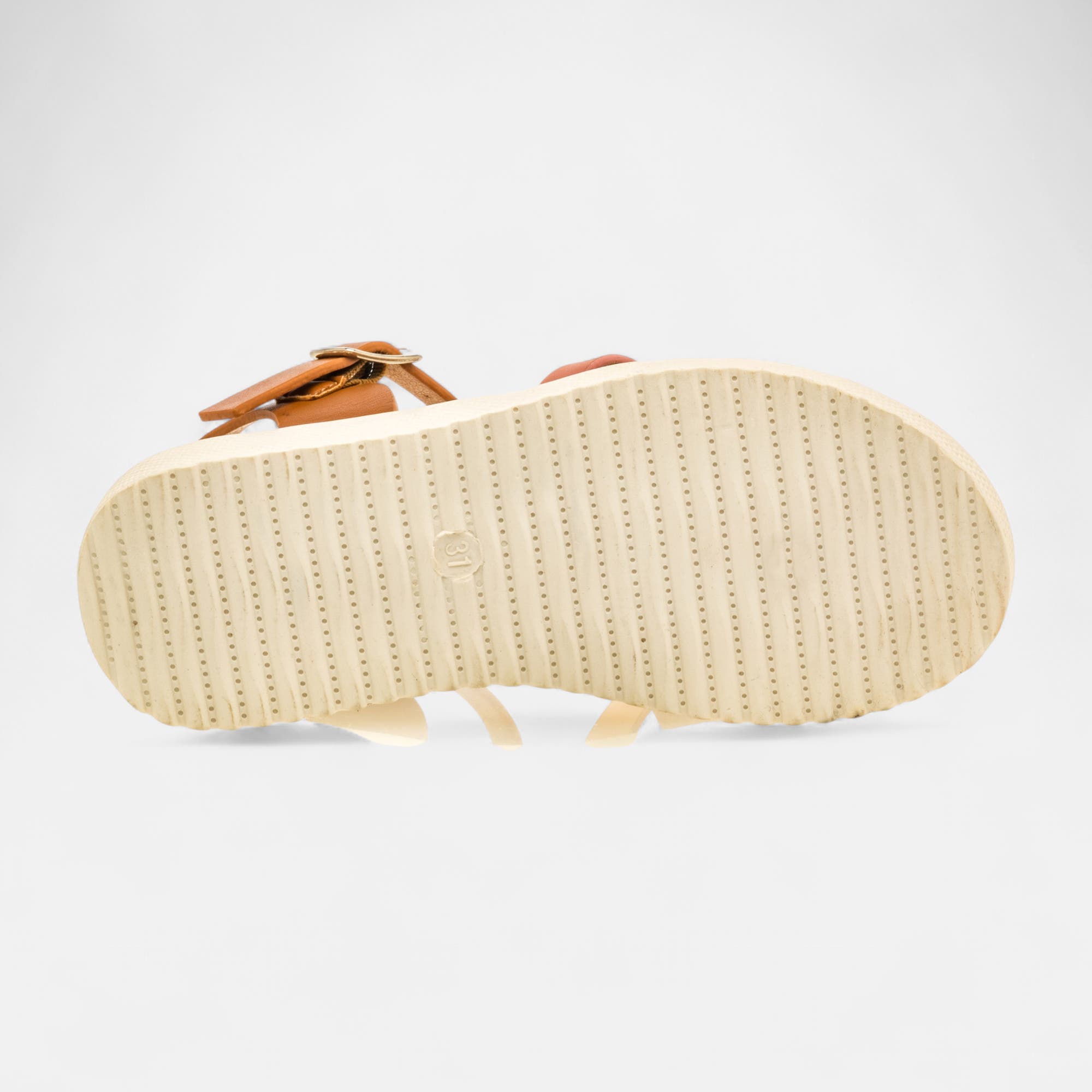 Sandales Fille cognac