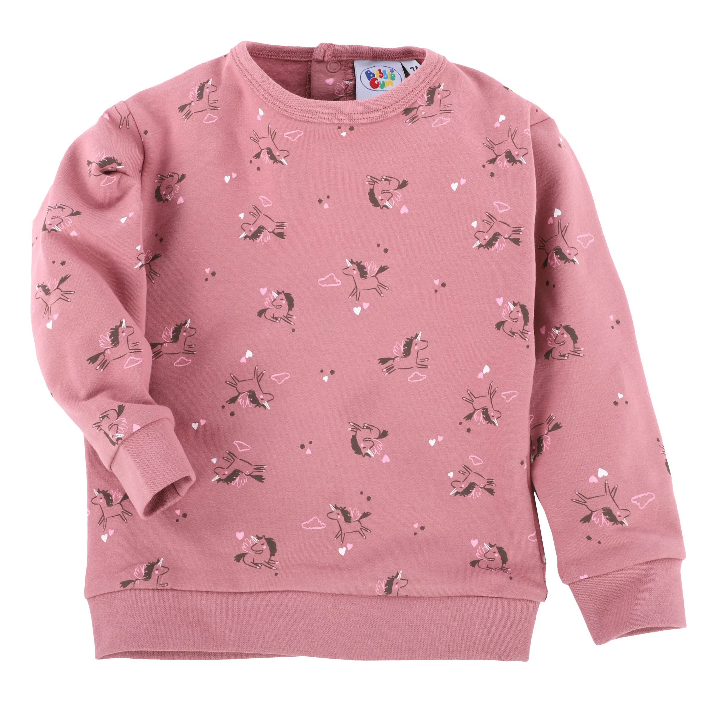 Baby Mädchen Sweatshirt mit Einhornprint