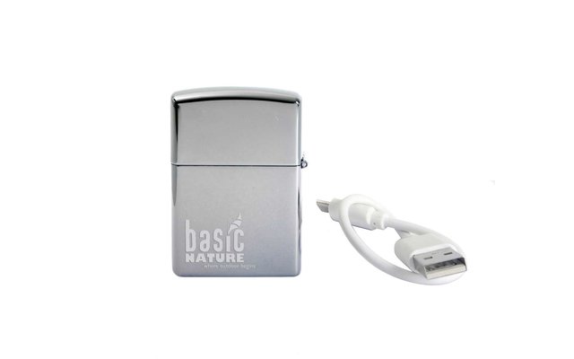 BasicNature Feuerzeug Arc USB mit Akku
