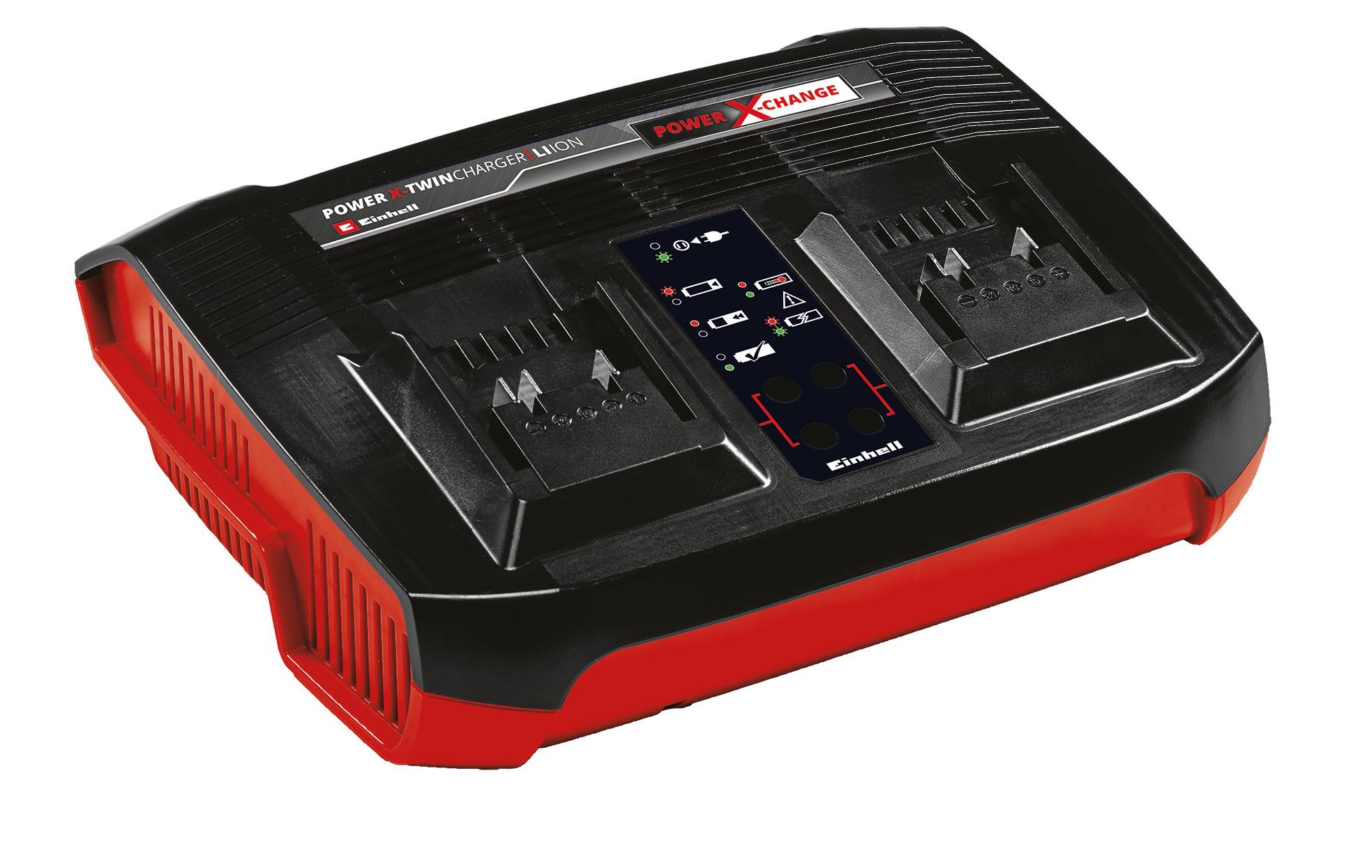Ladegerät Power-X-Twincharger 3 A 18 VUniversell verwendbares Parallel-Ladegerät