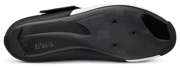 Chaussures Triathlon Fizik Transiro Powerstrap R4 Noir / Blanc