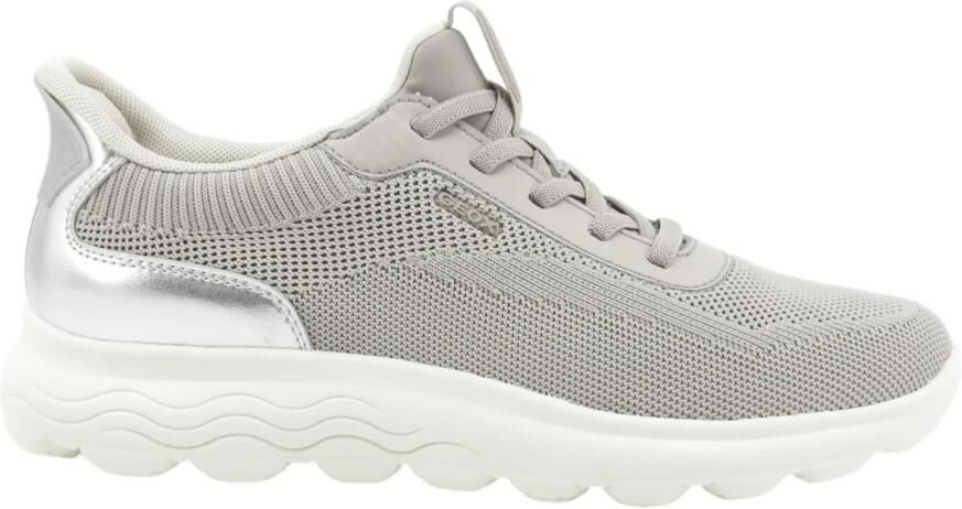 GEOX SPHERICA PLUS DAMES Sneakers GRIJS ZILVER