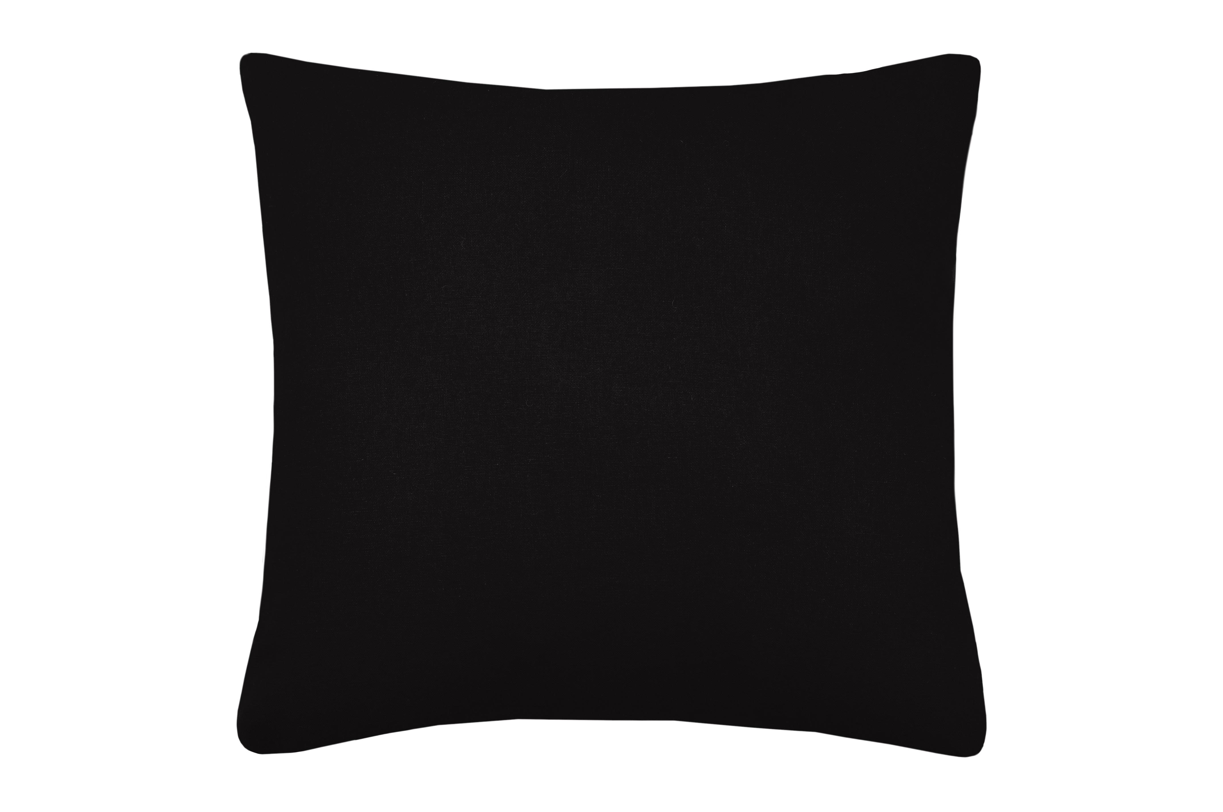 DUO COUSSIN UNI 40X40CM NOIR