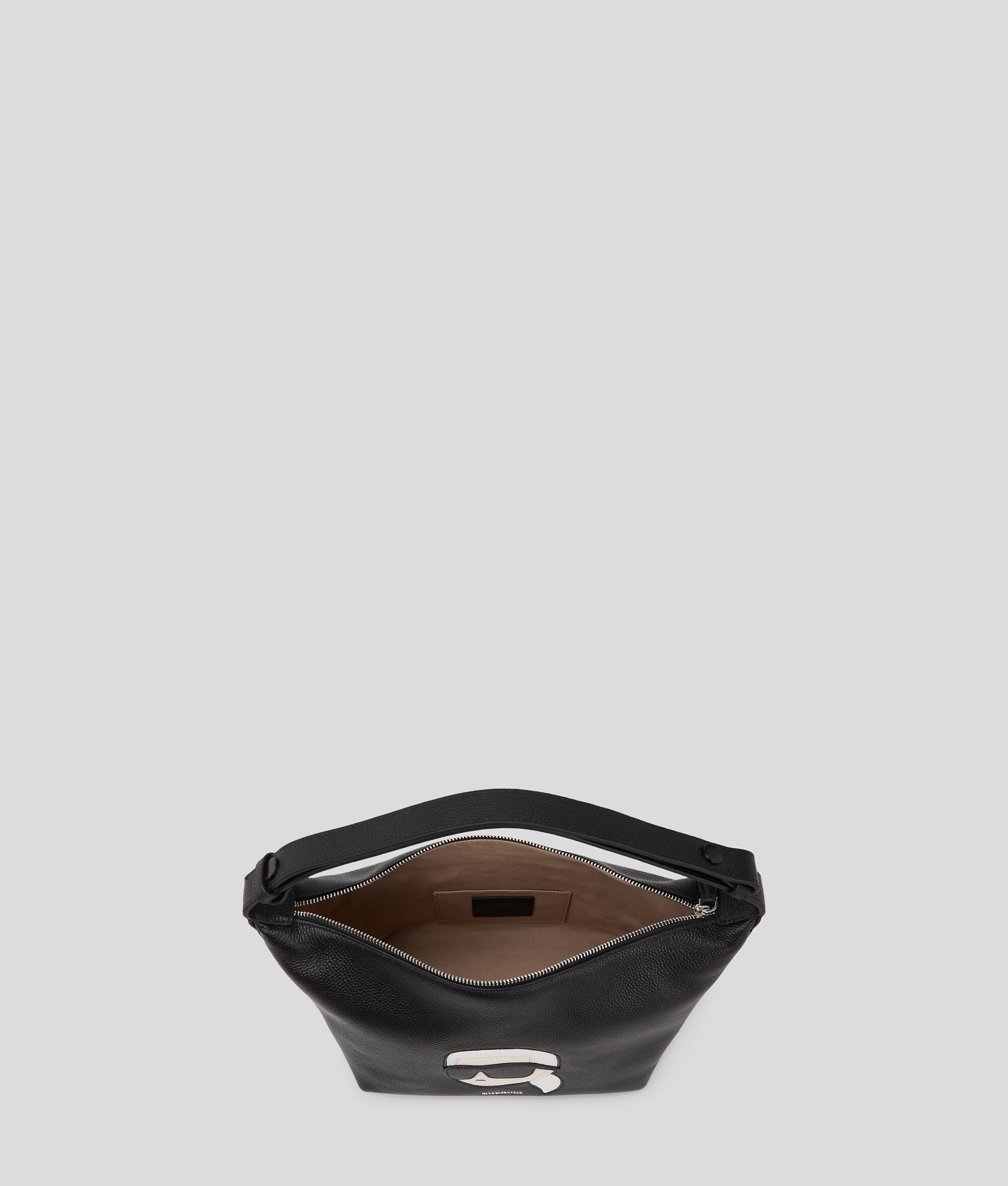 PETIT SAC PORTÉ ÉPAULE EN CUIR GRAINÉ K/IKONIK