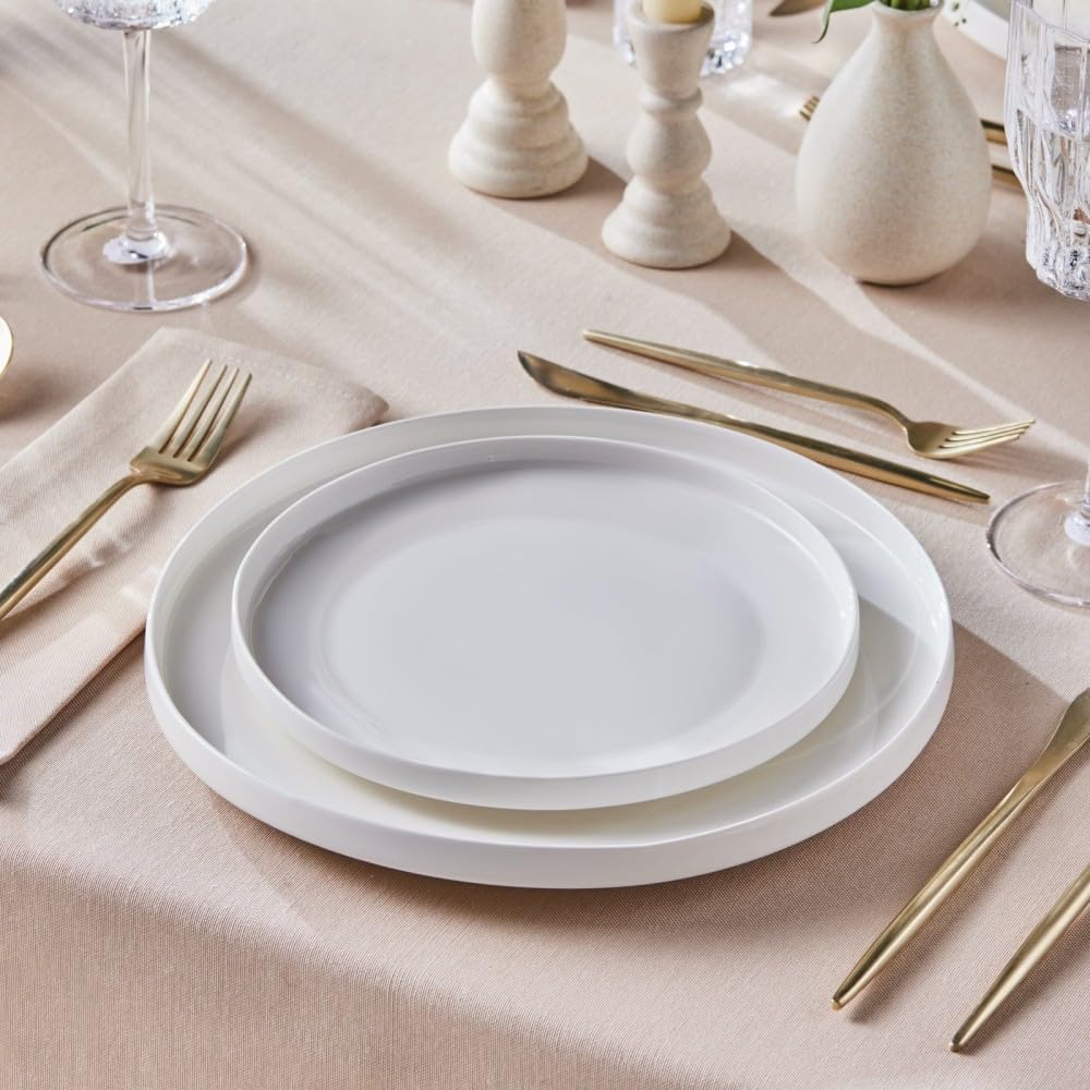 Karaca Streamline New Saturn Weiß 24-teiliges Tafelservice, Kombiservice 6 Personen