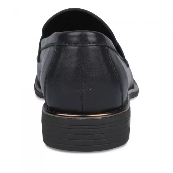 Mocassins NOIR VIA DONNA